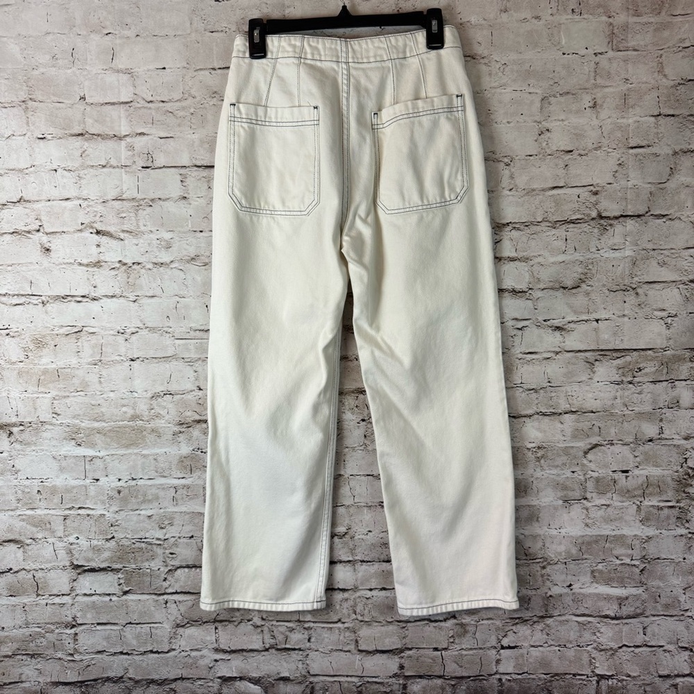 Reformation Jeans Women's Eloise Size 29 Ivory High Rise Wide Leg Jean READ - Picture 16 of 16